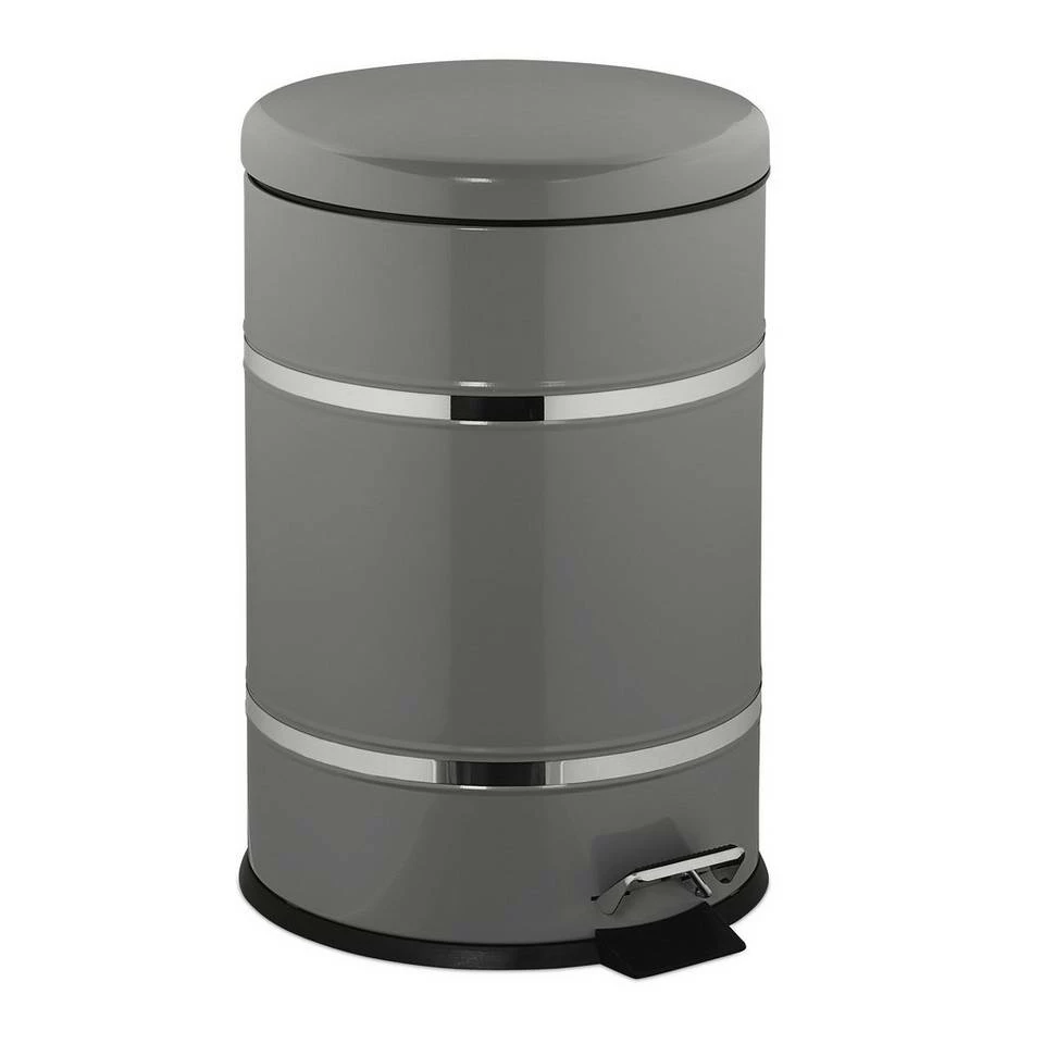 relaxdays Mülleimer »Mülleimer 20 l«, hellgrau Weiß Schwarz Silber, Schwarz Silber, Grau Schwarz Silber 1 relaxdays Mülleimer »Mülleimer 20 l«, hellgrau Weiß Schwarz Silber, Schwarz Silber, Grau Schwarz Silber