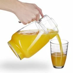 relaxdays Wasserkrug »Glaskrug mit Deckel« -Neuetischkultur Verkäufe 2022 f6e9471a da68 5a63 acf8 1b4bb22794bc