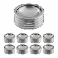 relaxdays Aschenbecher »9 x Windaschenbecher mit Deckel«