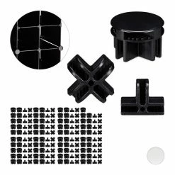 relaxdays Steckregal »160 x Verbindungsstück Regal schwarz«