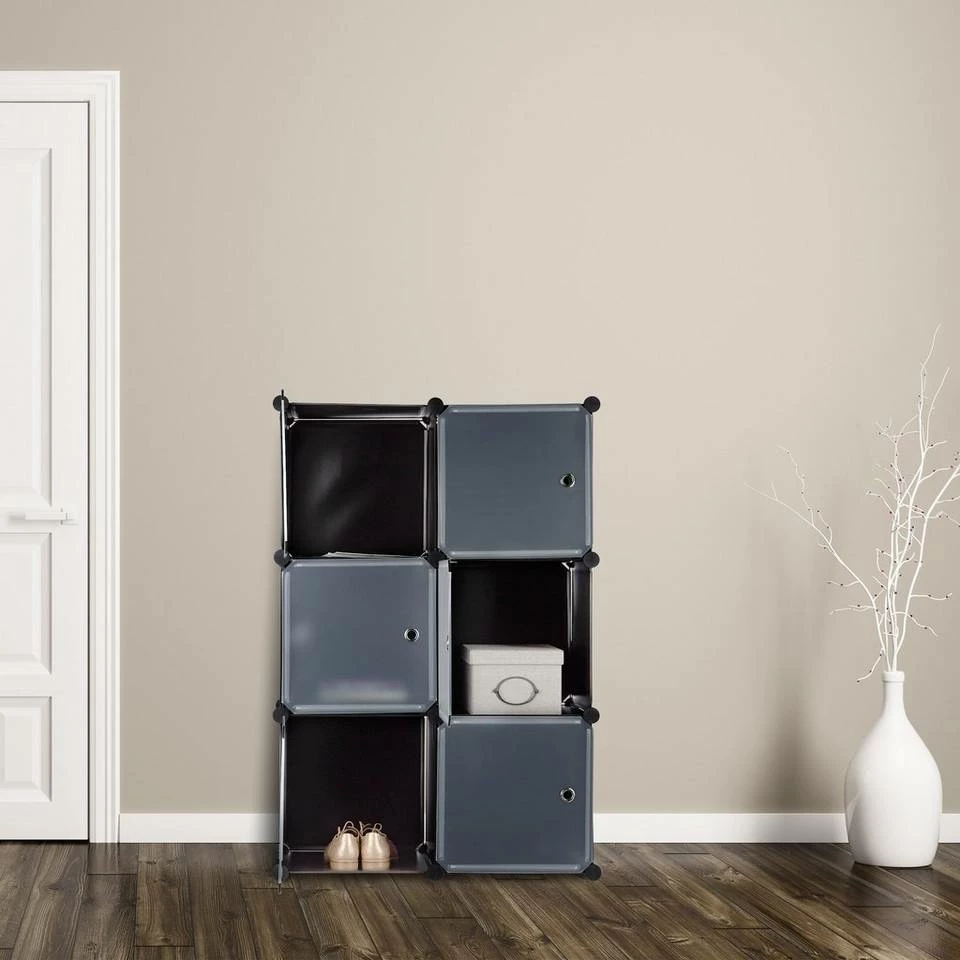 relaxdays Steckregal »160x Verbindungsstück Steckregal schwarz« 5 relaxdays Steckregal »160x Verbindungsstück Steckregal schwarz« – Bild 5