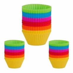 relaxdays Muffinform »72 x Muffinförmchen aus Silikon«