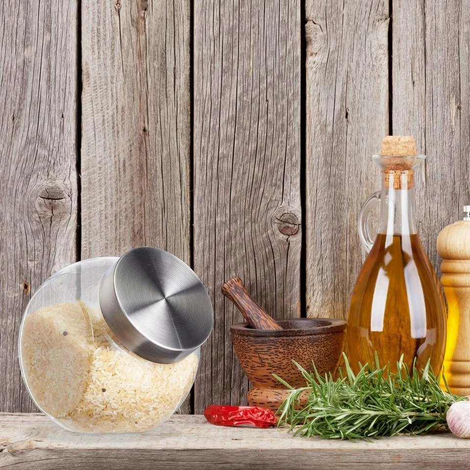 relaxdays Vorratsglas »8 x Bonbonglas 1,5 l«, Glas 2 relaxdays Vorratsglas »8 x Bonbonglas 1,5 l«, Glas – Bild 2