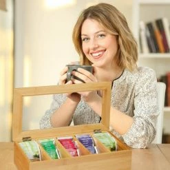 relaxdays Teebox »Teebox Bambus 5 Fächer«, Bambus -Neuetischkultur Verkäufe 2022 f99e3df3 a00c 5060 9b7a c4e79dfa2929