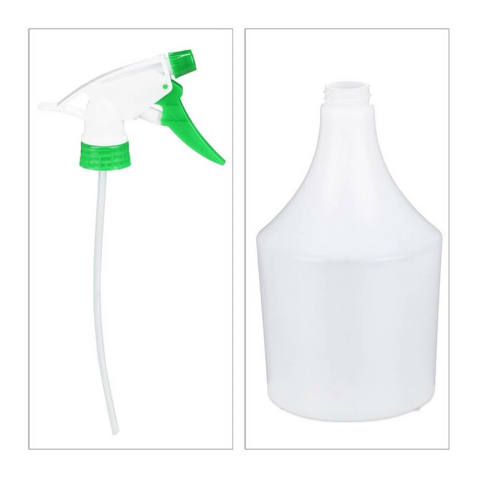 relaxdays Sprühflasche »3 x Sprühflasche weiß-grün«, 1 Liter 6 relaxdays Sprühflasche »3 x Sprühflasche weiß-grün«, 1 Liter – Bild 6