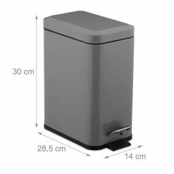 relaxdays Kosmetikeimer »Kosmetikeimer 5 L mit Absenkautomatik«, hellgrau Schwarz Silber, Weiß Silber, Grau Silber 15 relaxdays Kosmetikeimer »Kosmetikeimer 5 L mit Absenkautomatik«, hellgrau Schwarz Silber, Weiß Silber, Grau Silber -Neuetischkultur Verkäufe 2022 fe0a85ae eba6 5d61 bccb 965eb8f14e51