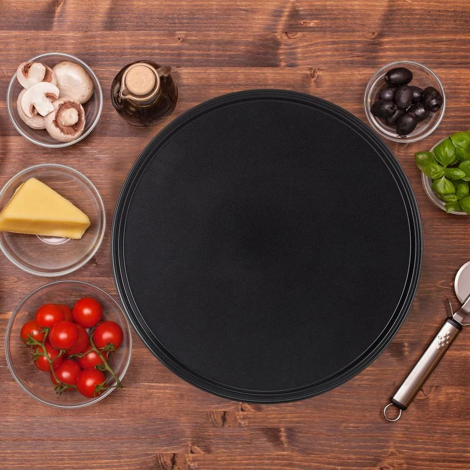 relaxdays Pizzablech »Pizzablech 10er Set«, Stahl 2 relaxdays Pizzablech »Pizzablech 10er Set«, Stahl – Bild 2