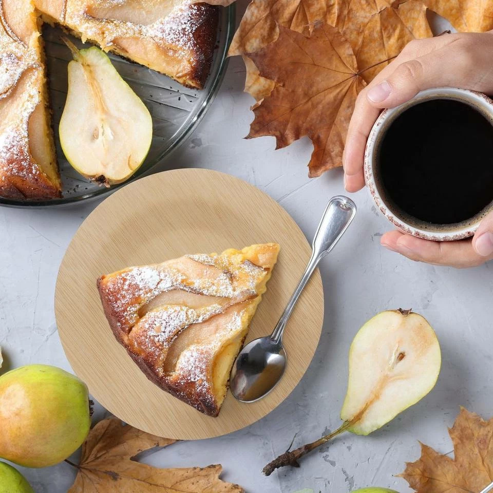 relaxdays Einwegteller »100 x Bambus Teller rund 23 cm« 2 relaxdays Einwegteller »100 x Bambus Teller rund 23 cm« – Bild 2