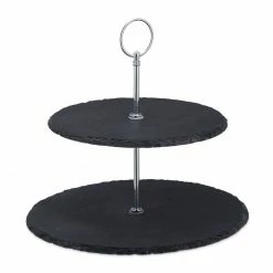 relaxdays Etagere »2 x Etagere Schiefer 2 Etagen«, Schiefer -Neuetischkultur Verkäufe 2022 fe999bc2 b35d 55d6 81cf a915c9537ab2