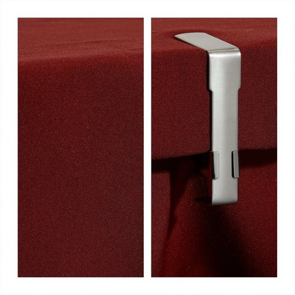 Tischklammer »12 x Tischklammern Edelstahl«, relaxdays 7 Tischklammer »12 x Tischklammern Edelstahl«, relaxdays – Bild 7