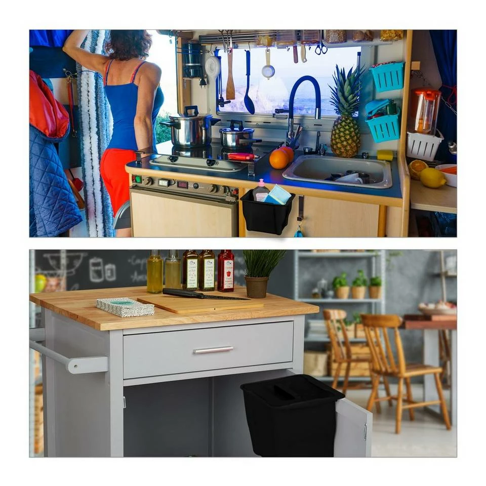 relaxdays Biomülleimer »Biomülleimer Küche 5 l schwarz« 5 relaxdays Biomülleimer »Biomülleimer Küche 5 l schwarz« – Bild 5